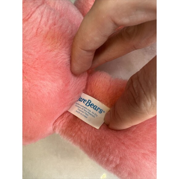 Care Bears Love-A-Lot Bear Pink 13" Plush Talking Stuffed Animal 2003 Works - Picture 3 of 13
